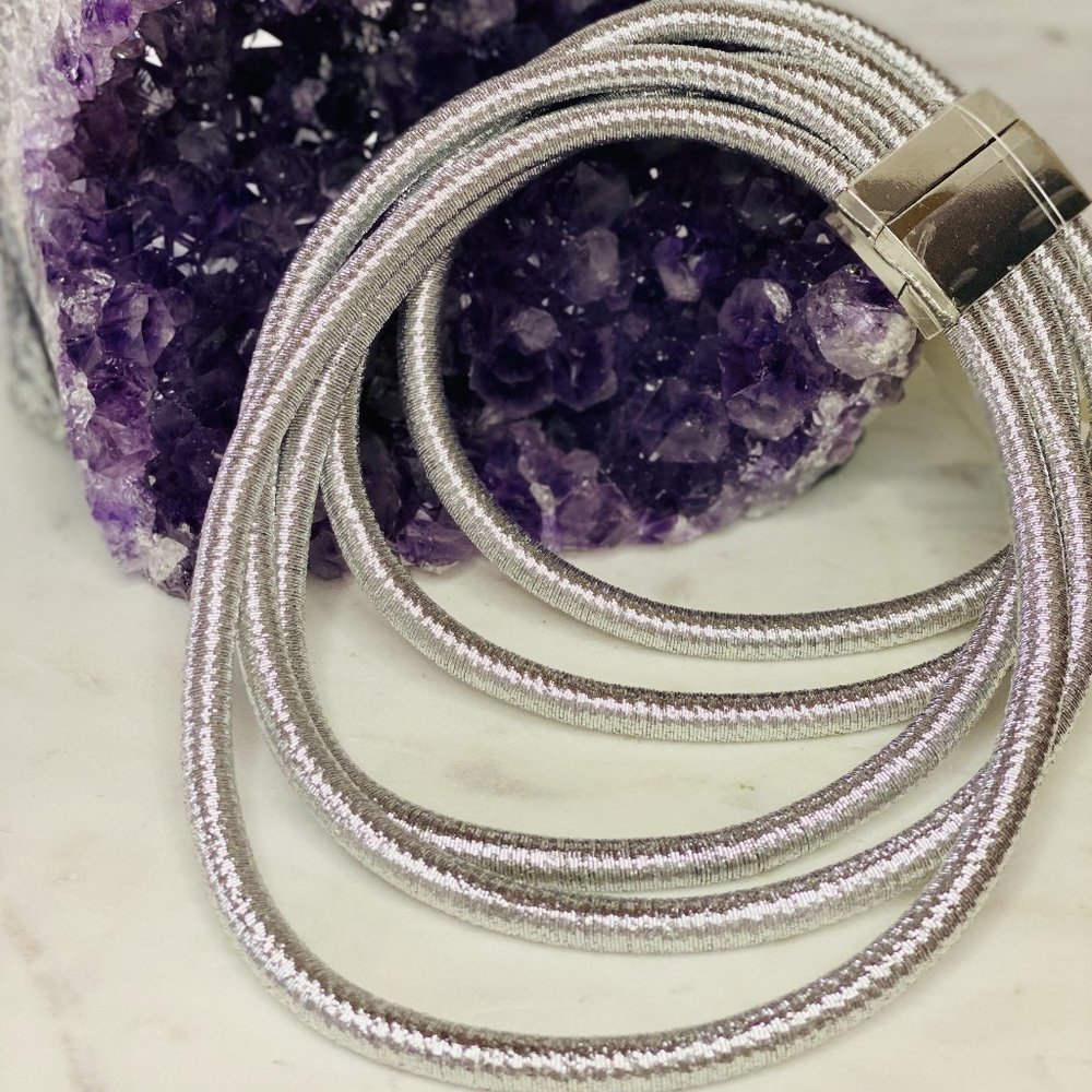 coiled layered necklace